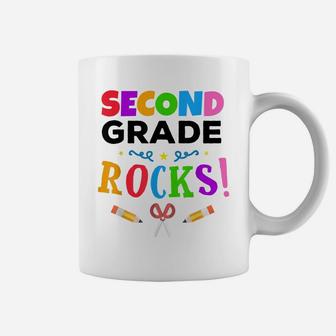 Second Grade Rocks First Day Of School Tee Coffee Mug | Crazezy AU