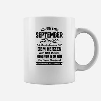 September Braut Geburtstag Tassen, Lustiges Spruch Design - Seseable