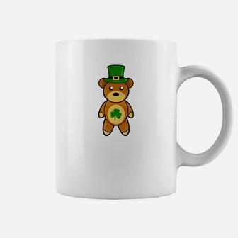 Shamrock Irish Teddy Bear St Patricks Day Toddler Boy Girl Coffee Mug - Thegiftio UK