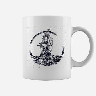 Ship Sailing The Ocean Seas Coffee Mug | Crazezy UK