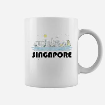 Singapore Skyline Cityscape Coffee Mug | Crazezy