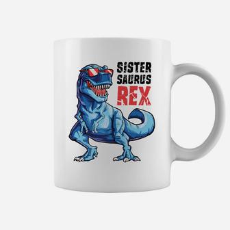 Sistersaurus T Rex Dinosaur Sister Saurus Family Matching Coffee Mug | Crazezy UK