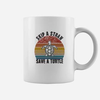 Skip A Straw Save A Turtle Vsco Coffee Mug | Crazezy