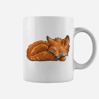 Sleeping Fox Animal Funny Woodland Creature Gift Coffee Mug | Crazezy UK