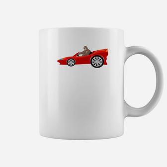 Sloth Driving Race Car Cute Lazy Animal Racer Gift Coffee Mug - Thegiftio UK