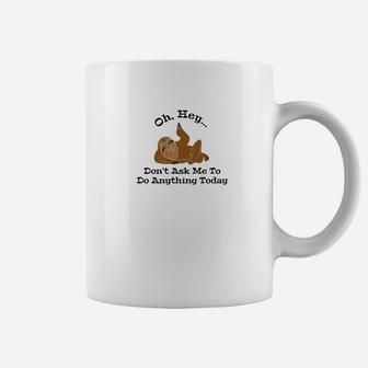 Sloth Gift Lazy Relax Day Off Vacation Spring Break Coffee Mug - Thegiftio