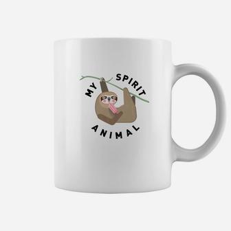 Sloth Licking Popsicle My Spirit Animal Coffee Mug - Thegiftio UK