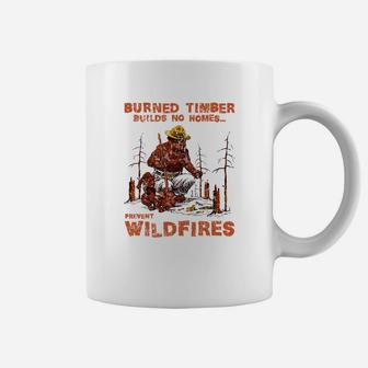 Smokey Bear Burned Timbers Build No Homes Coffee Mug - Thegiftio UK