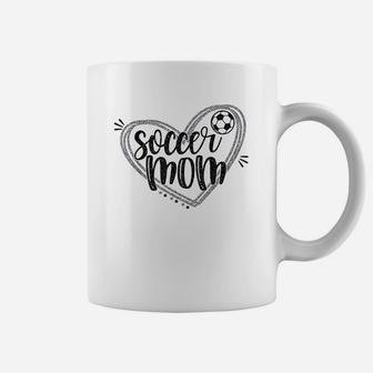 Soccer Heart Mom Soccer Soccer Mom Gift Coffee Mug | Crazezy DE