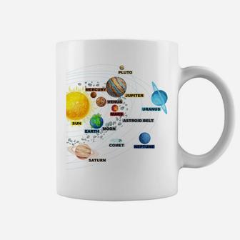 Solar System Planets - Astronomy Space Science - Girls Boys Sweatshirt Coffee Mug | Crazezy