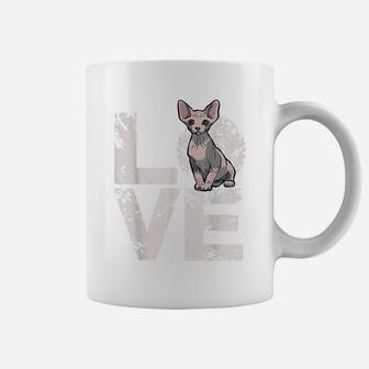 Sphynx Cat Hairless Cat Lovers Owner Valentines Day Gift Coffee Mug | Crazezy DE
