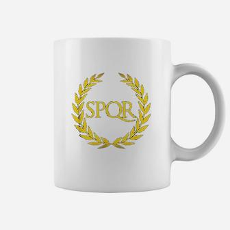 Spqr Purple Senatus Populus Que Romanus Coffee Mug | Crazezy