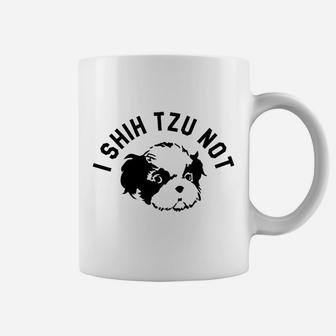 Spunky Pineapple I Shih Tzu Not Funny Dog Mom For Her Workout Muscle Coffee Mug | Crazezy