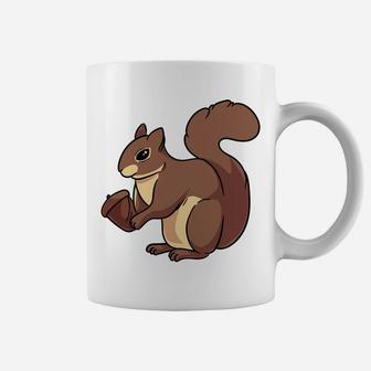 Squirrels Make Me Happy Gift - Cute Squirrel Lover Sweatshirt Coffee Mug | Crazezy AU