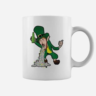 St Patrick Day Funny Leprechaun Irish Culture Drinking Green Coffee Mug | Crazezy AU