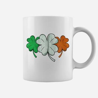 St Patrick Day Irish Four-Leaf Clover Shamrock Quatrefoil Zip Hoodie Coffee Mug | Crazezy DE