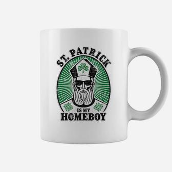 St Patrick's Day Funny St Patrick Is My Homeboy Coffee Mug | Crazezy CA