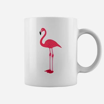 Standing Pink Flamingo Design Coffee Mug | Crazezy