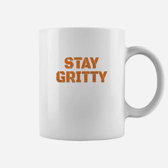 Stay Gritty Funny Ice Hockey Philly Gift Vintage Coffee Mug | Crazezy DE