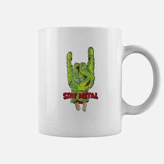 Stay Metal Hand Sign Coffee Mug - Thegiftio