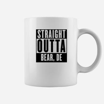 Straight Outta Delaware Bear Delaware Home Tee Coffee Mug - Thegiftio UK