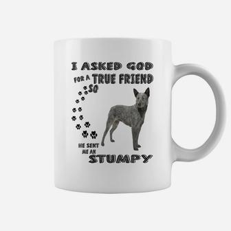 Stumpy Quote Mom Dad Art, Australian Stumpy Tail Cattle Dog Coffee Mug | Crazezy