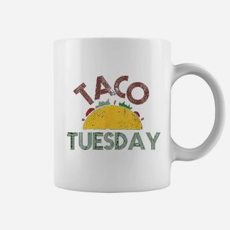 Taco Tuesday Fun Distressed Food Coffee Mug - Thegiftio UK
