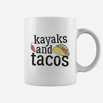 Tacos Kayaks For Kayaking Funny Gift Coffee Mug | Crazezy