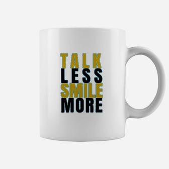 Talk Less Smile More Coffee Mug | Crazezy
