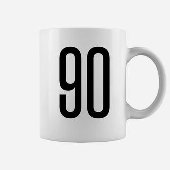 Tall Number 90 Coffee Mug - Thegiftio UK