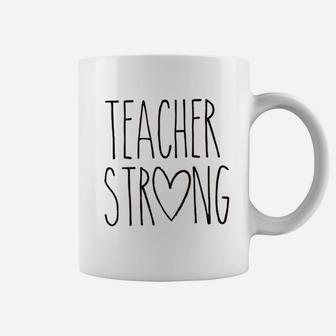 Teacher Strong Coffee Mug | Crazezy CA