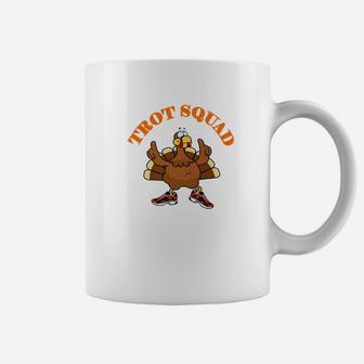 Thanksgiving Turkey Trot Squad Turkey Running Apparel Coffee Mug - Thegiftio UK