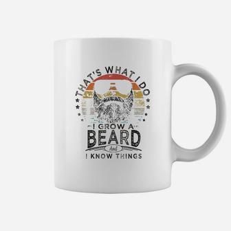 That Is What I Do I Grow A Beard Coffee Mug | Crazezy DE