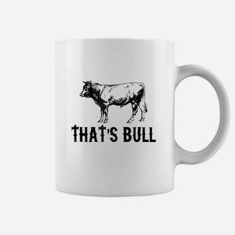 Thats Bull Funny Country Western Coffee Mug - Thegiftio UK