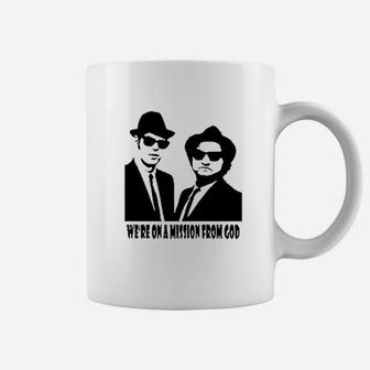 The Blues Brothers Inspired T We Are On A Mission From God Coffee Mug | Crazezy DE