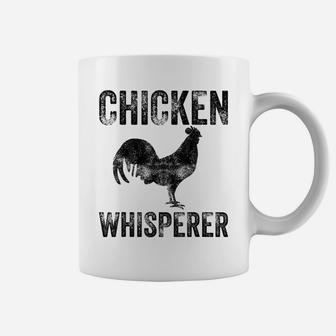 The Chicken Whisperer Funny Chicken Lover Farming Vintage Coffee Mug | Crazezy AU