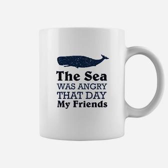 The Sea Was Angry That Day My Friends All Seasons Heather Royal Blue Coffee Mug | Crazezy AU