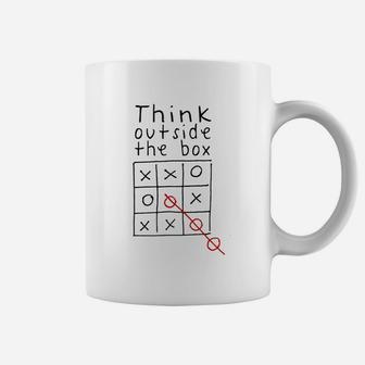 Think Out Side The Box Coffee Mug | Crazezy AU