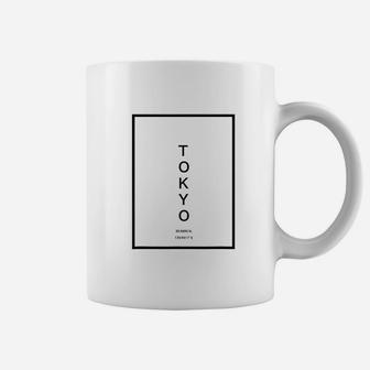 Tokyo Japan Coordinates Typography Minimalist Coffee Mug - Thegiftio UK