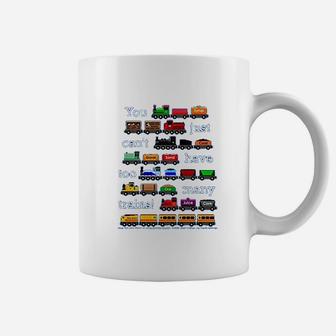 Too Many Trains Coffee Mug | Crazezy UK