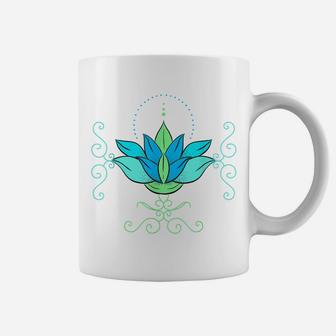 Unalome Lotus Flower Tree Mandala Tattoo Boho Awareness Yoga Coffee Mug | Crazezy CA