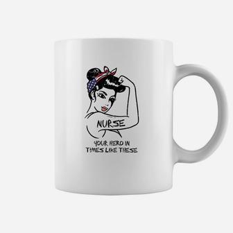 Unbreakable Nurse Hero Us Frontline Essential Worker Gift Coffee Mug | Crazezy AU