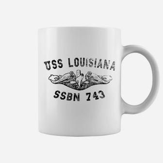 Uss Louisiana Ssbn 743 Submarine Badge Vintage T-Shirt Coffee Mug | Crazezy DE