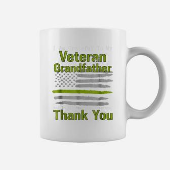 Veteran Grandpa Shirt Thin Green Line Military Honor Shirts Coffee Mug | Crazezy AU