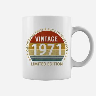 Vintage 1971 50 Year Old November 1971 50Th Birthday For Men Coffee Mug | Crazezy DE