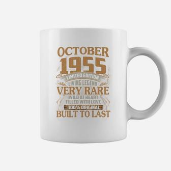 Vintage 66 Years Old October 1955 66Th Birthday Gift Ideas Sweatshirt Coffee Mug | Crazezy DE