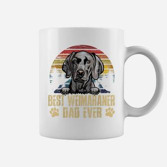 Vintage Best Weimaraner Dad Ever Funny Dog Dad Coffee Mug | Crazezy