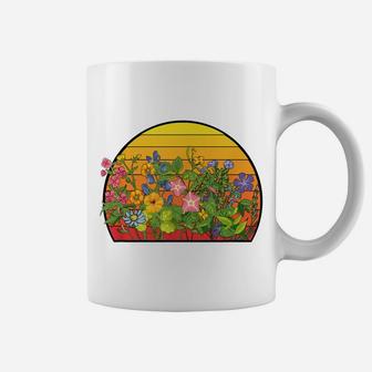 Vintage Inspired Flower Botanical Chart Plant Lover Coffee Mug | Crazezy CA