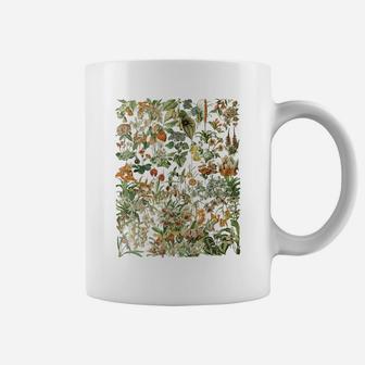 Vintage Inspired Flower Botanical Chart Third Edition Coffee Mug | Crazezy