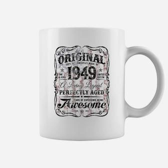 Vintage Legend Made In 1949 70Th Birthday Coffee Mug | Crazezy UK
